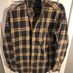 Light Yellow and Gray Flannel